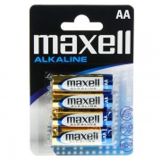 MAXELL Alkalické batérie AA 4ks