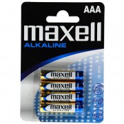 MAXELL Alkalické batérie AAA 4ks
