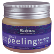 Saloos Bio telový peeling zjemňujúci - Levanduľa/Tea tree
