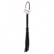 Fetish Fantasy Beaded Cat-O-Nine Tails Čierna